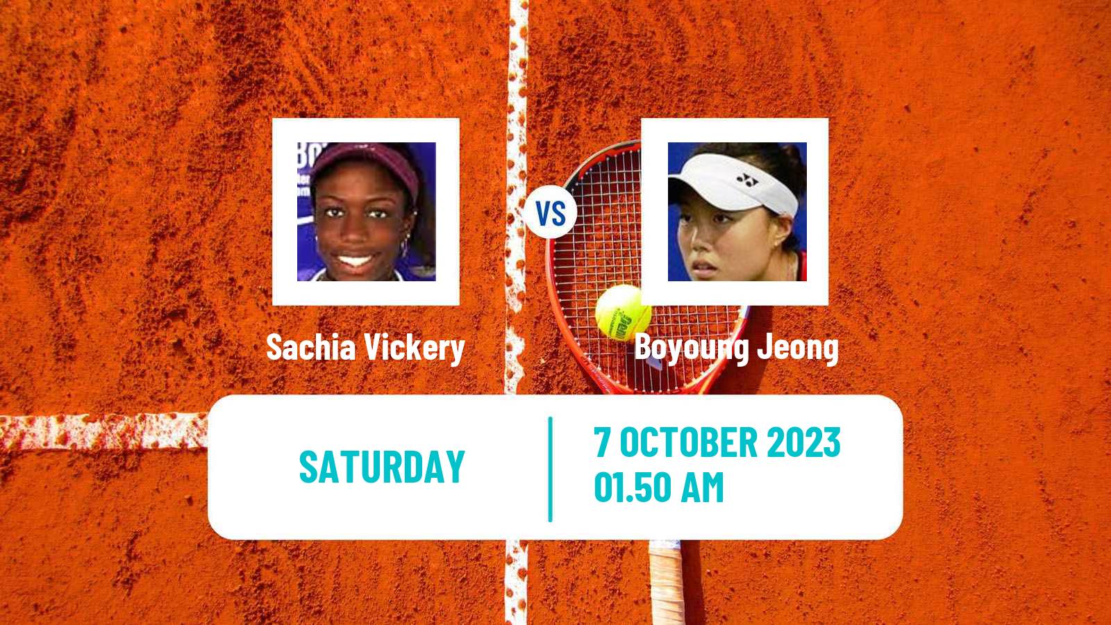 Tennis WTA Seoul Sachia Vickery - Boyoung Jeong