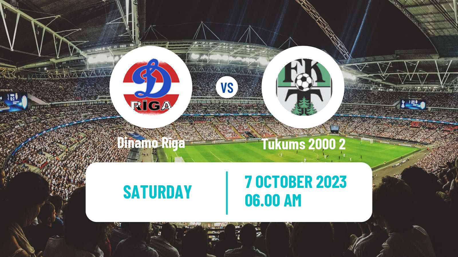 Soccer Latvian 1 Liga Dinamo Rīga - Tukums 2000 2