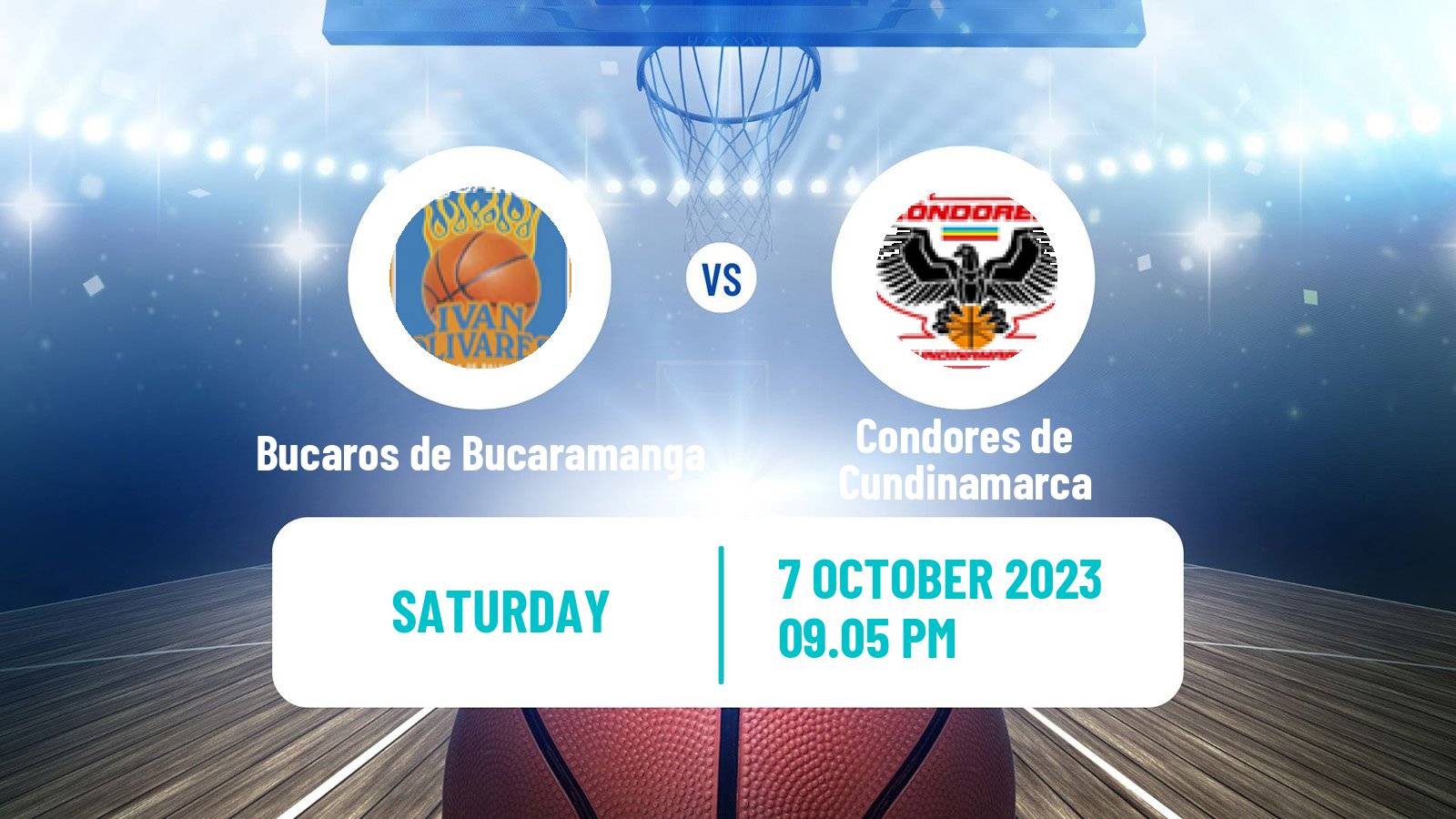 Basketball Colombian LBP Basketball Bucaros de Bucaramanga - Condores de Cundinamarca