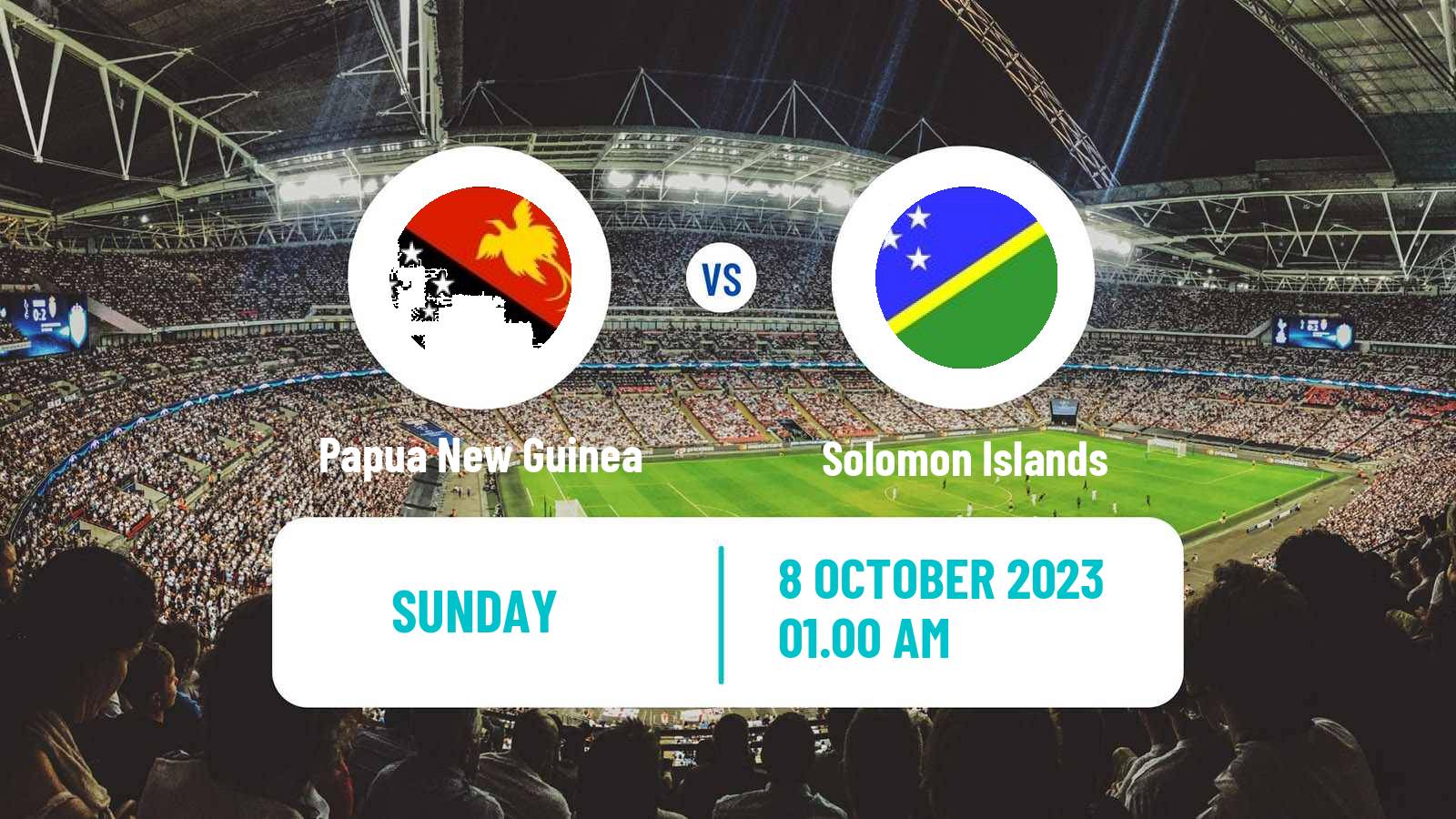 Soccer Friendly Papua New Guinea - Solomon Islands