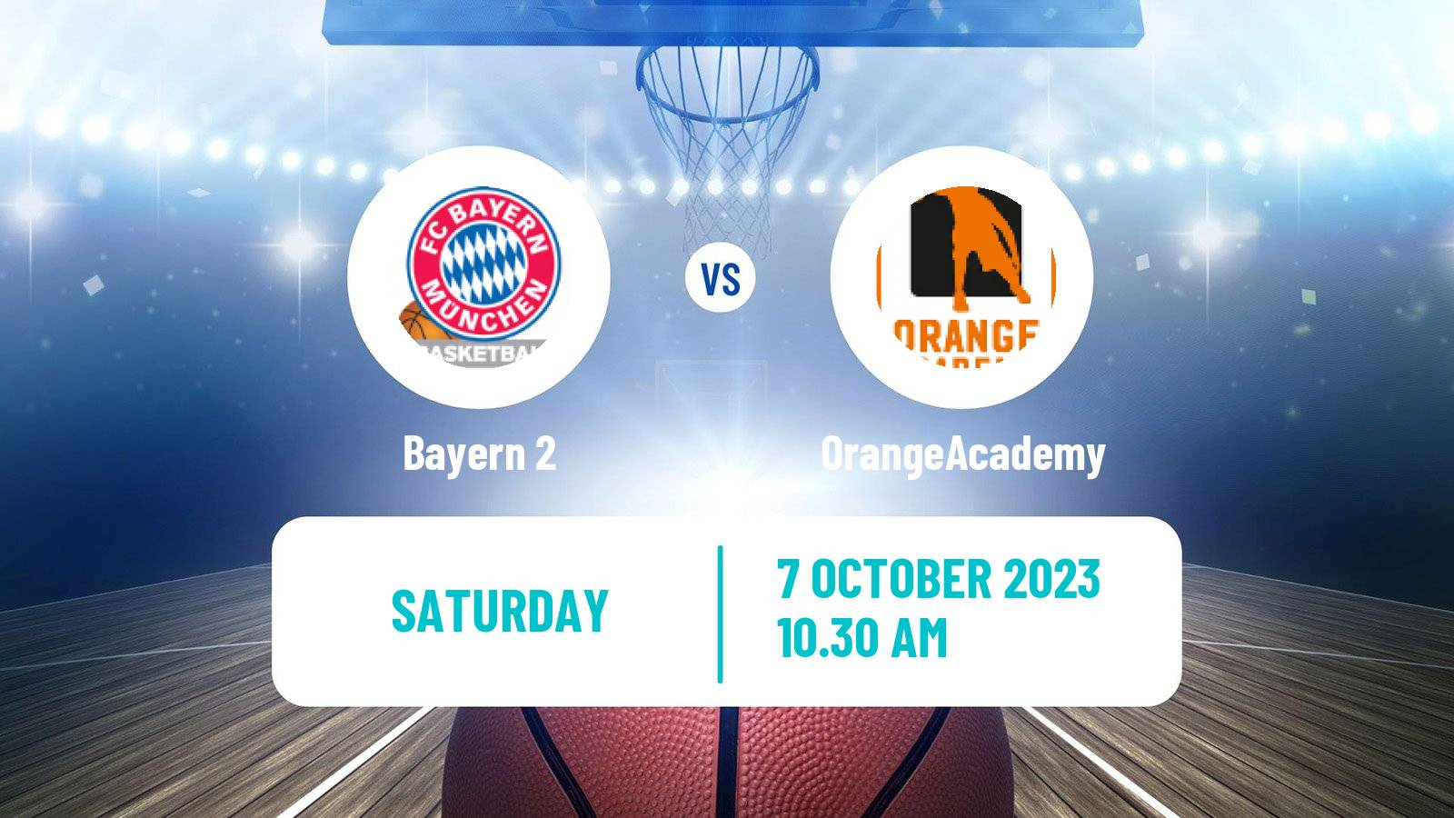 Basketball German Pro B Basketball Bayern 2 - OrangeAcademy