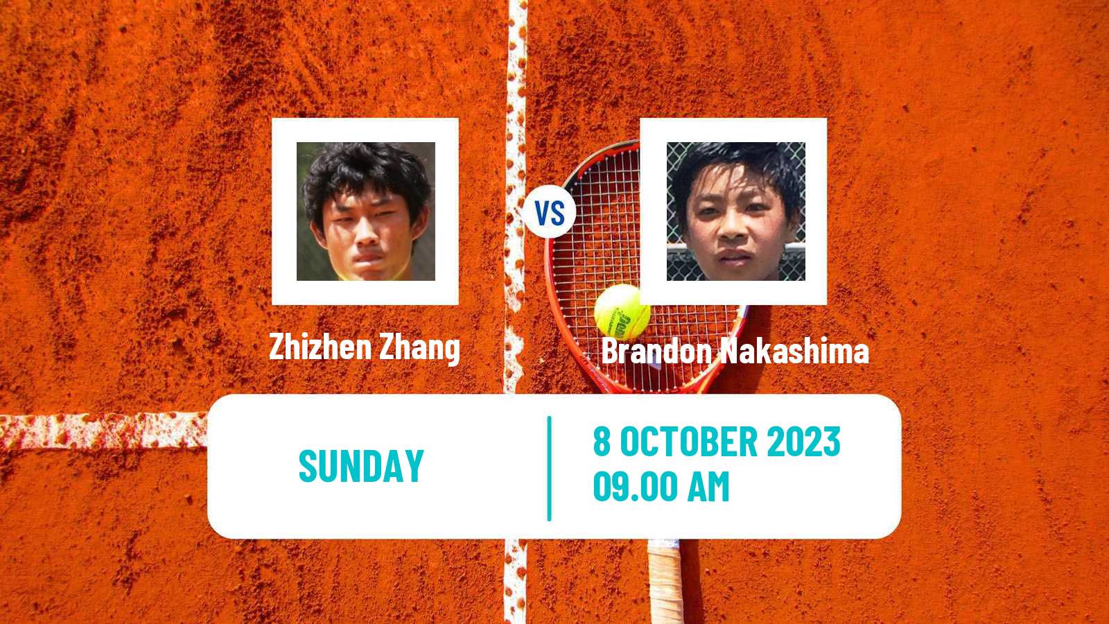 Tennis ATP Shanghai Zhizhen Zhang - Brandon Nakashima