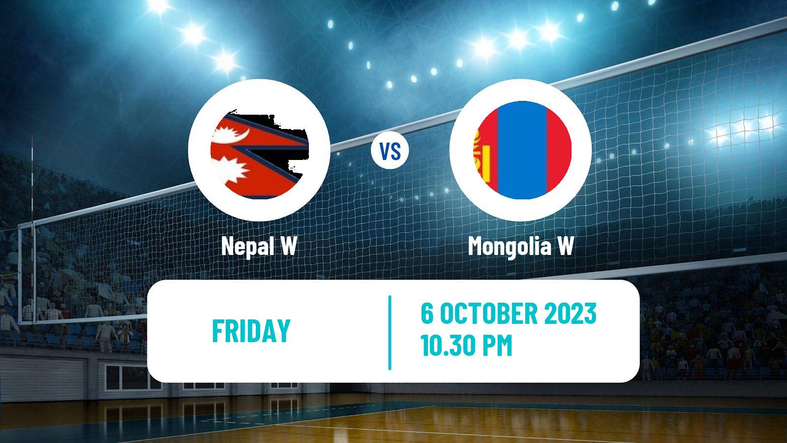Volleyball Asian Games Volleyball Women Nepal W - Mongolia W