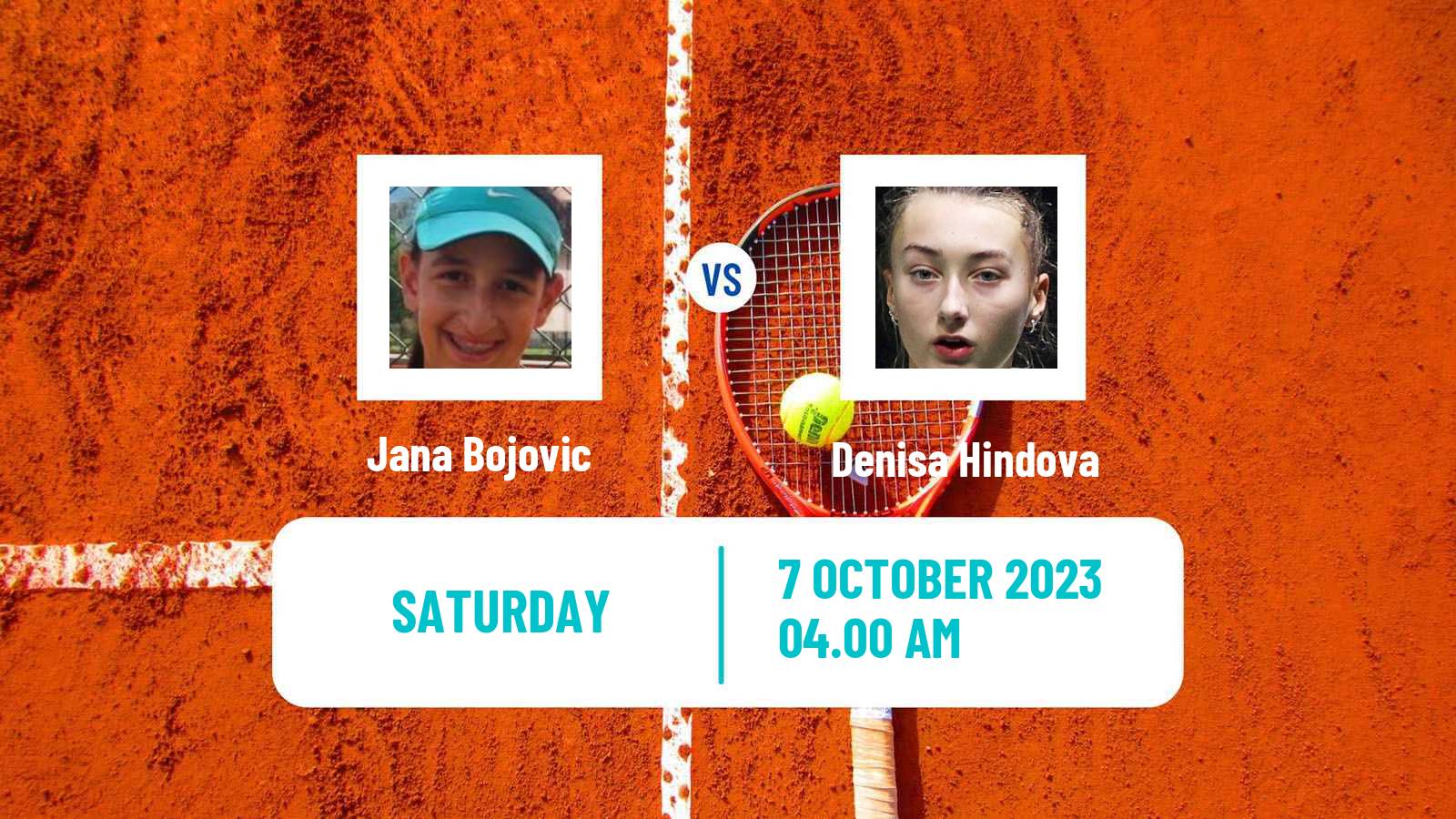 Tennis ITF W15 Sibenik Women Jana Bojovic - Denisa Hindova