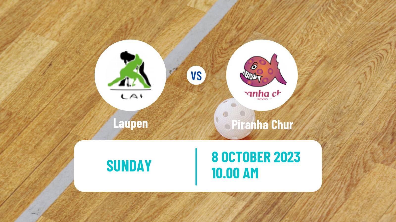 Floorball Swiss NLA Floorball Women Laupen - Piranha Chur