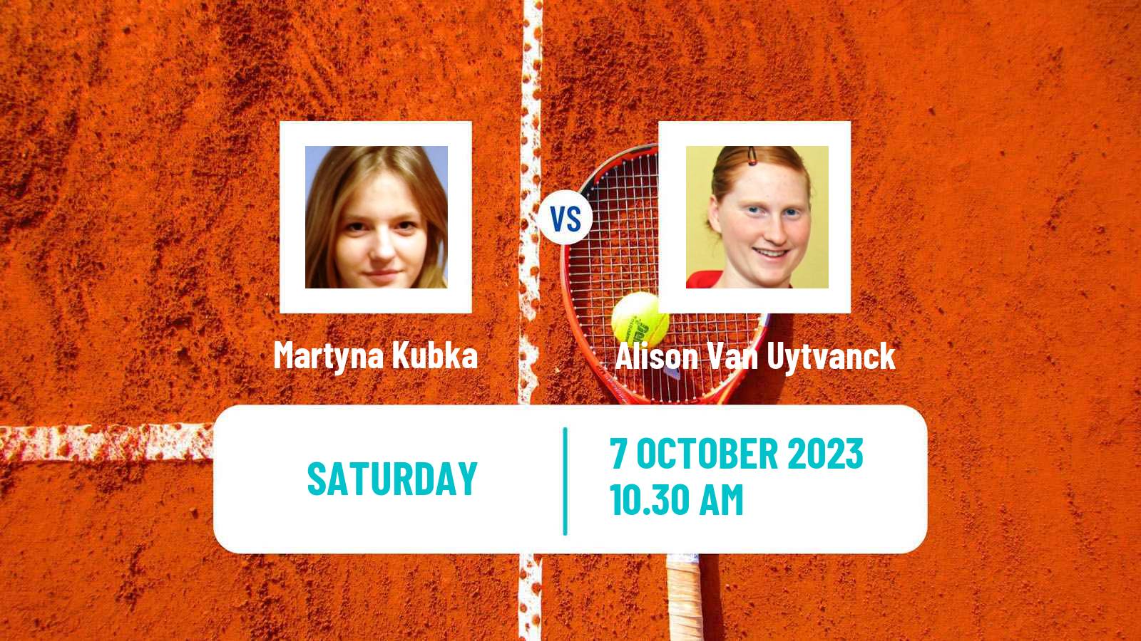 Tennis ITF W25 Reims Women Martyna Kubka - Alison Van Uytvanck