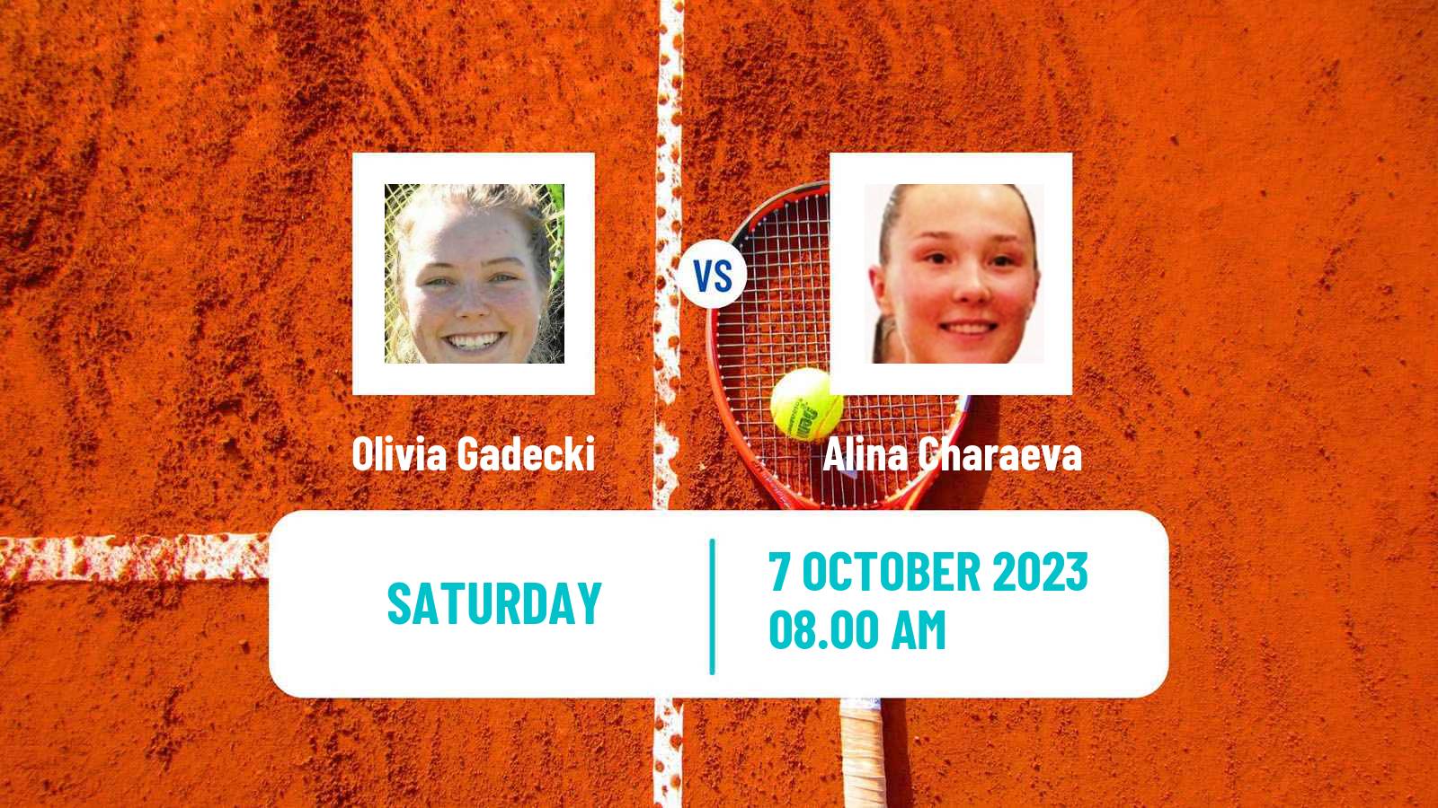 Tennis ITF W25 Baza Women Olivia Gadecki - Alina Charaeva
