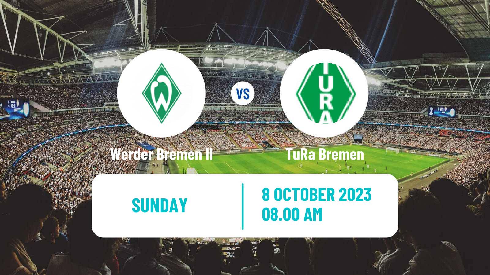 Soccer German Oberliga Bremen Werder Bremen II - TuRa Bremen