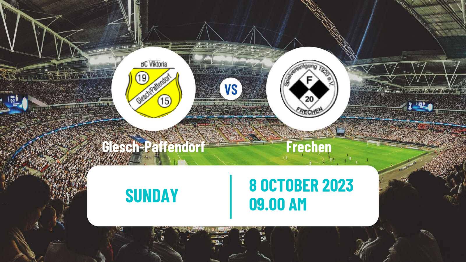 Soccer German Oberliga Mittelrhein Glesch-Paffendorf - Frechen