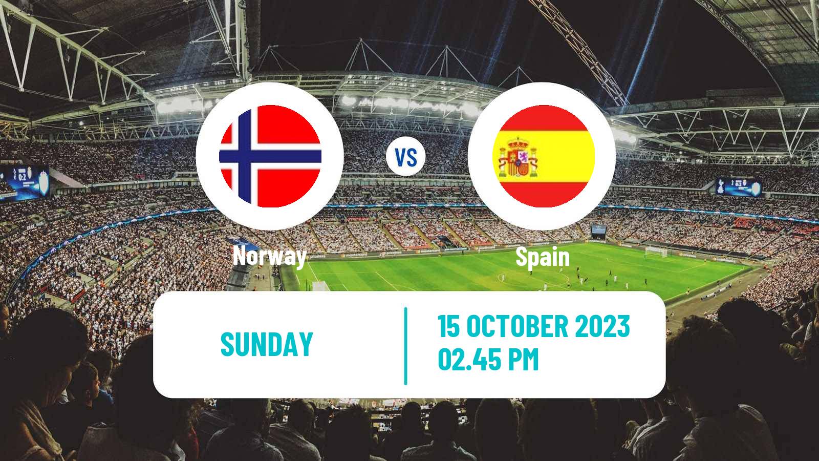 Soccer UEFA Euro Norway - Spain