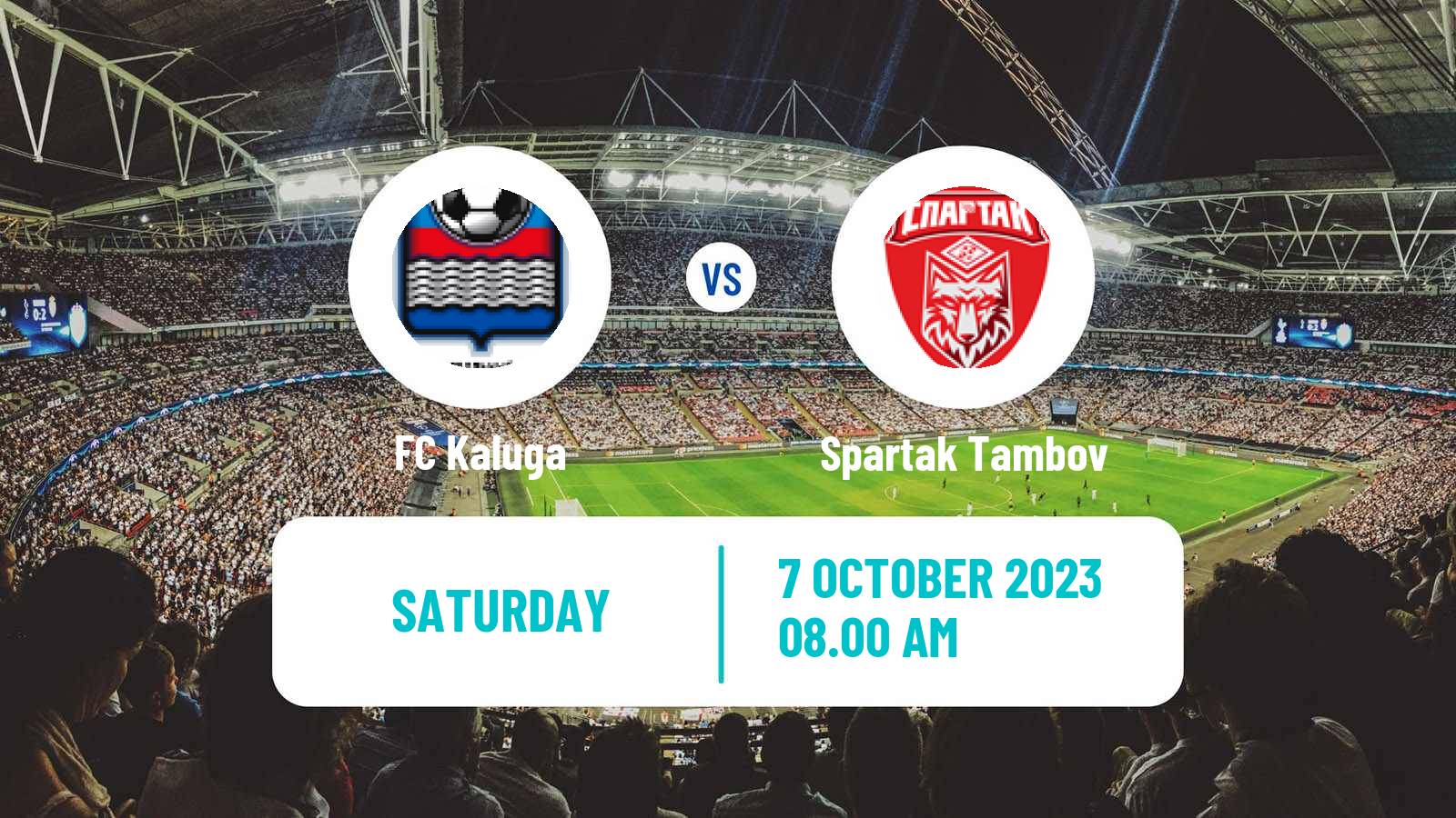Soccer FNL 2 Division B Group 3 Kaluga - Spartak Tambov