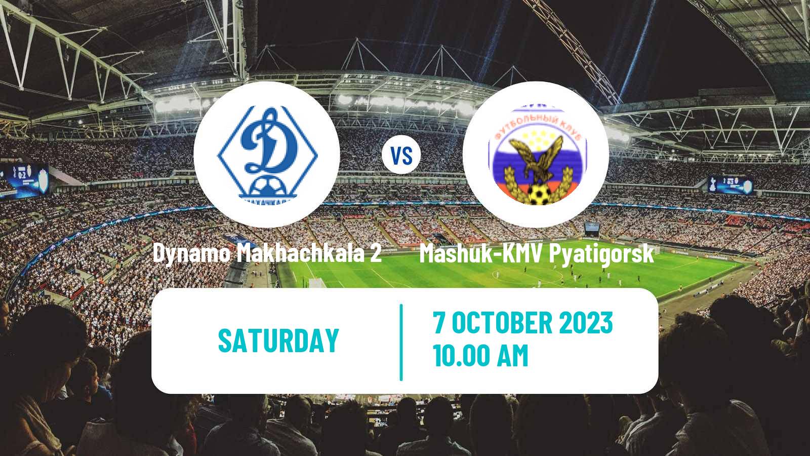 Soccer FNL 2 Division B Group 1 Dynamo Makhachkala 2 - Mashuk-KMV Pyatigorsk