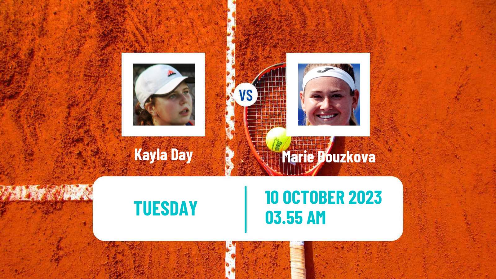 Tennis WTA Seoul Kayla Day - Marie Bouzkova