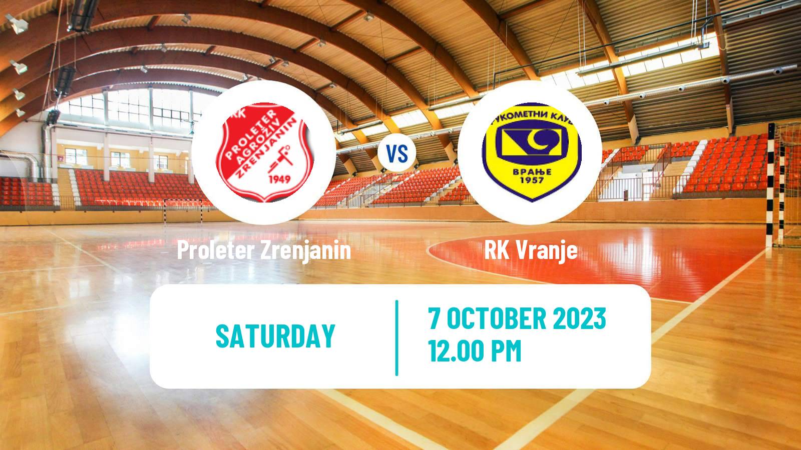 Handball Serbian Superliga Handball Proleter Zrenjanin - Vranje