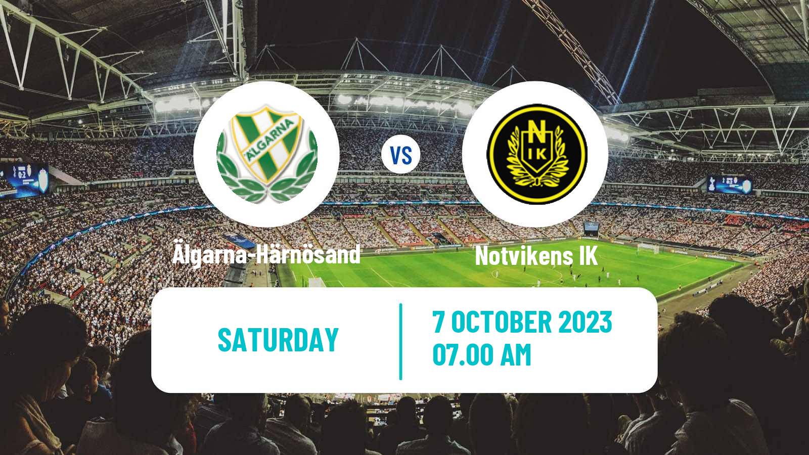 Soccer Swedish Division 2 - Norrland Älgarna-Härnösand - Notvikens