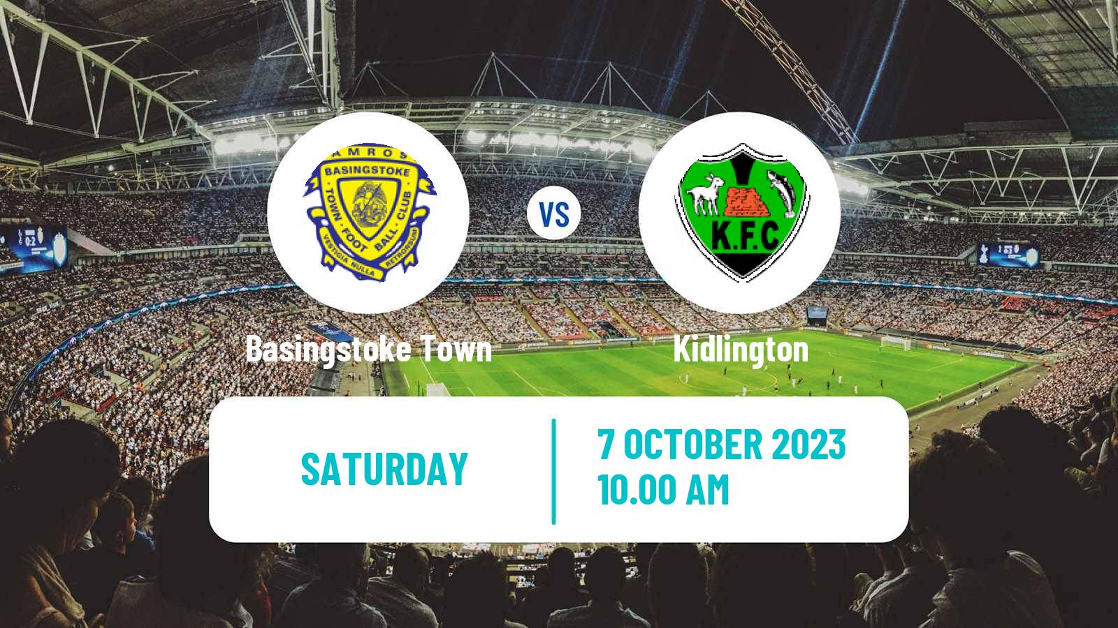 Soccer English FA Trophy Basingstoke Town - Kidlington