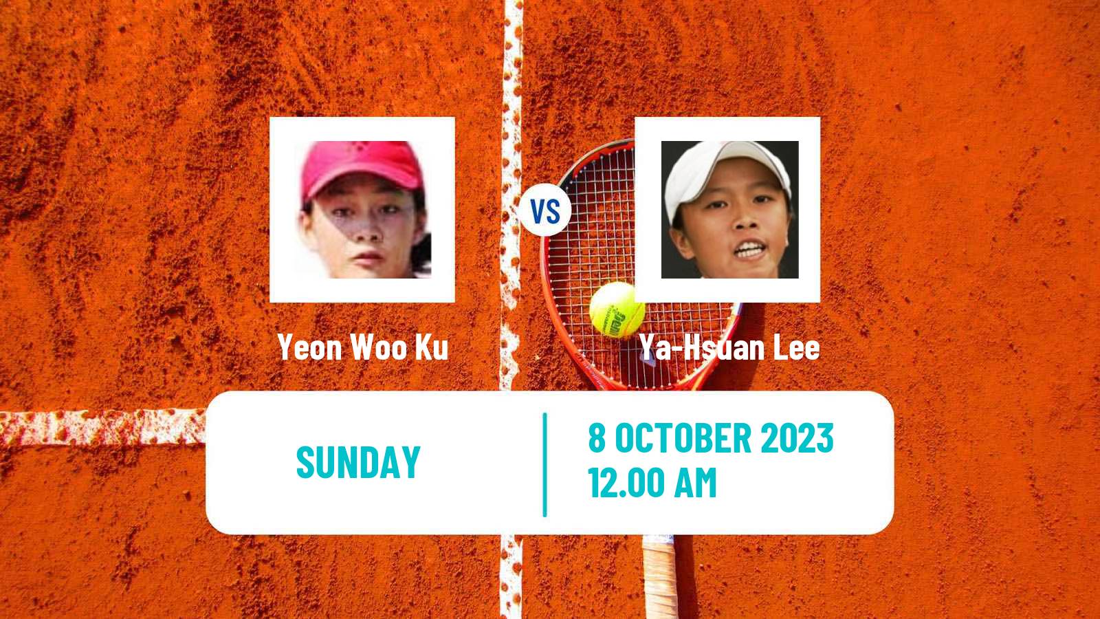 Tennis WTA Seoul Yeon Woo Ku - Ya-Hsuan Lee