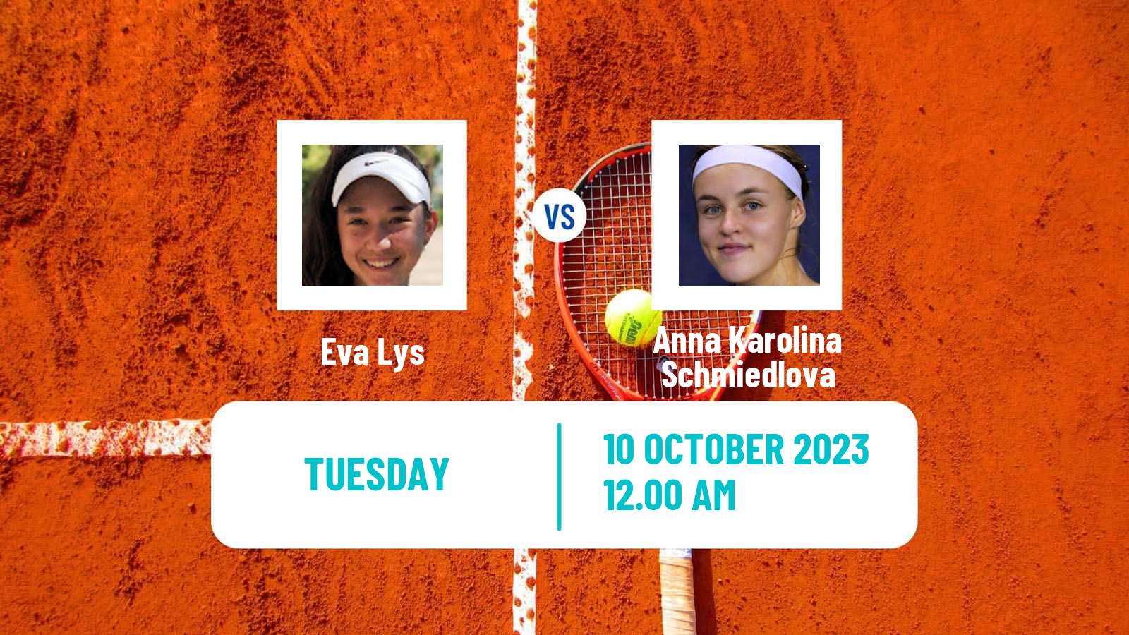 Tennis WTA Seoul Eva Lys - Anna Karolina Schmiedlova