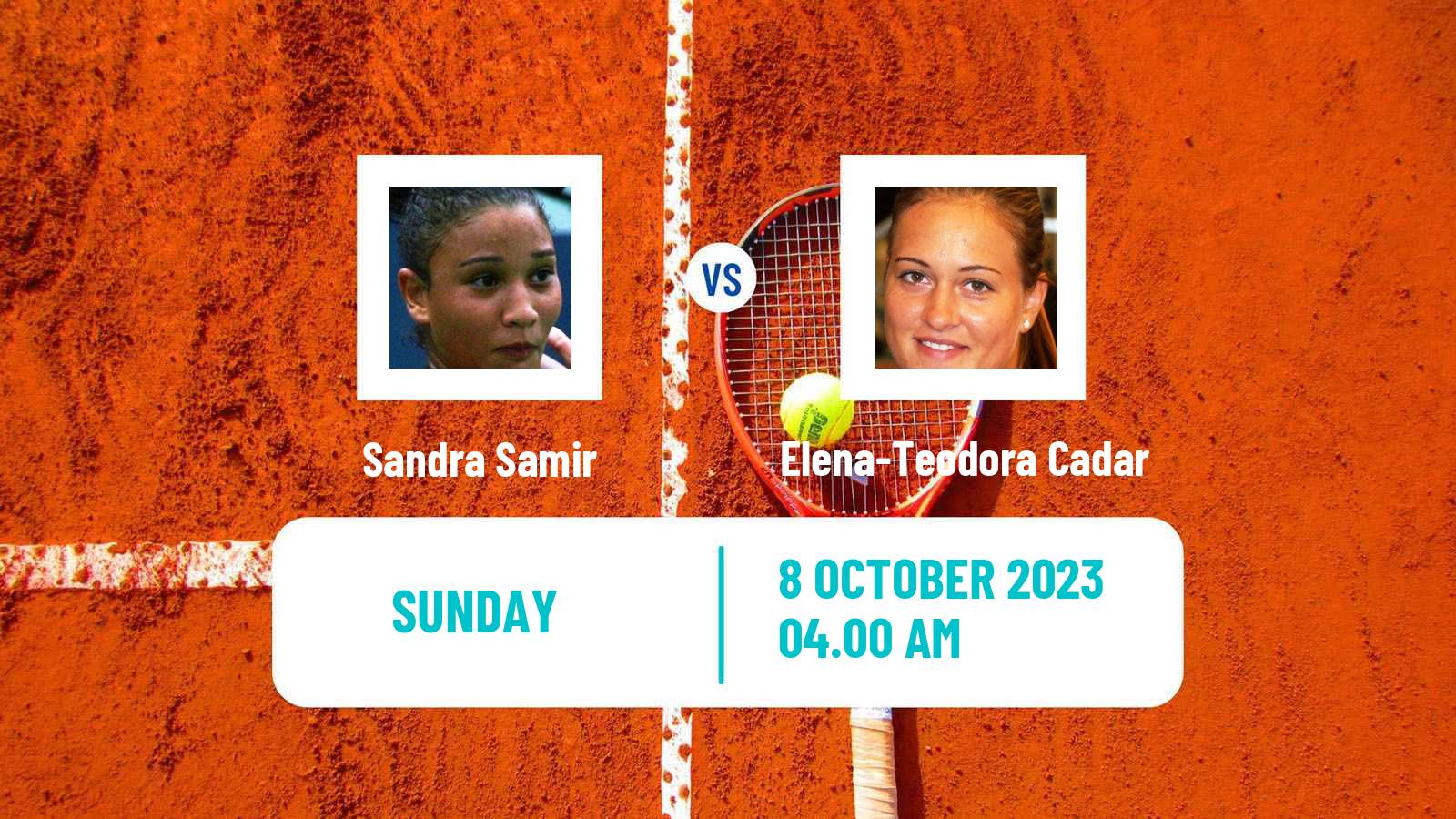 Tennis ITF W15 Sharm Elsheikh 13 Women Sandra Samir - Elena-Teodora Cadar