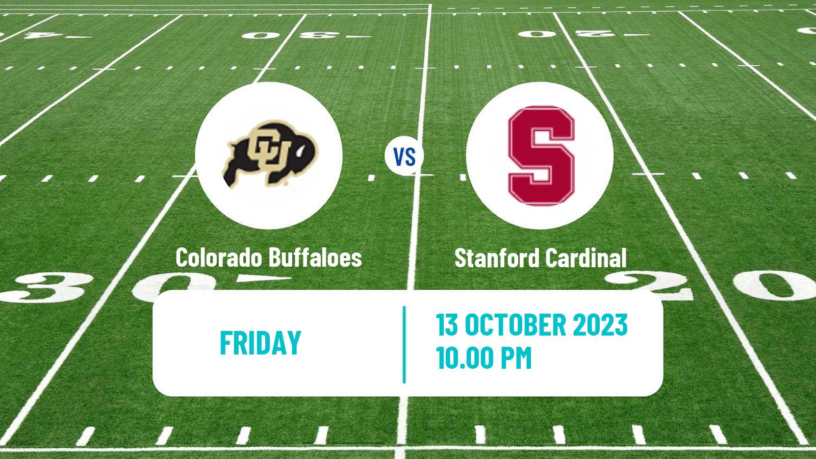 American football NCAA College Football Colorado Buffaloes - Stanford Cardinal