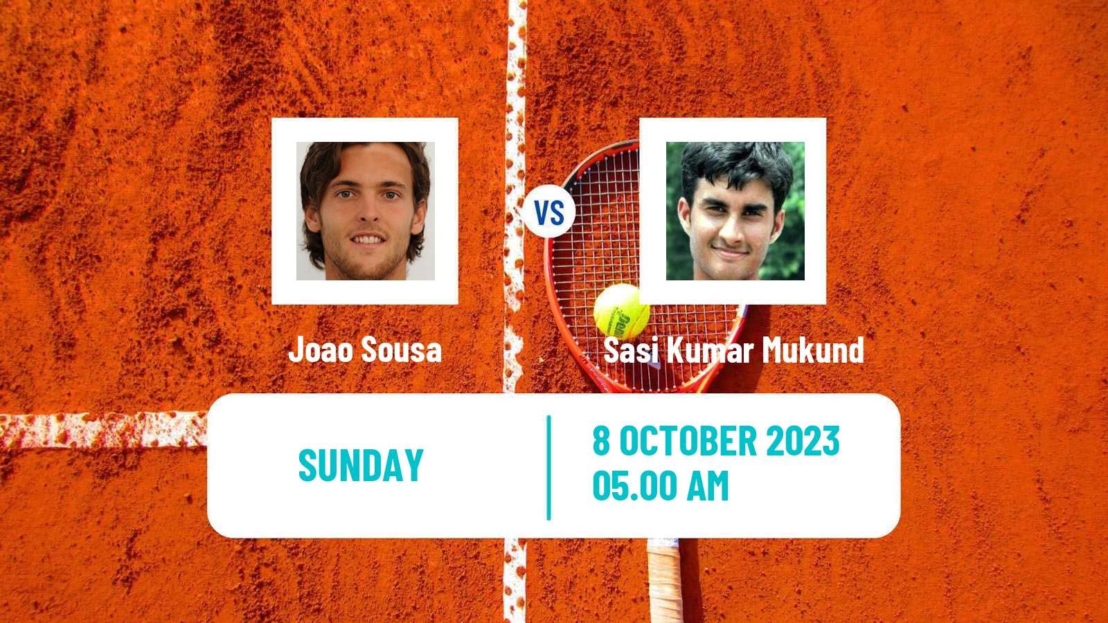 Tennis Bratislava 2 Challenger Men Joao Sousa - Mukund Sasikumar