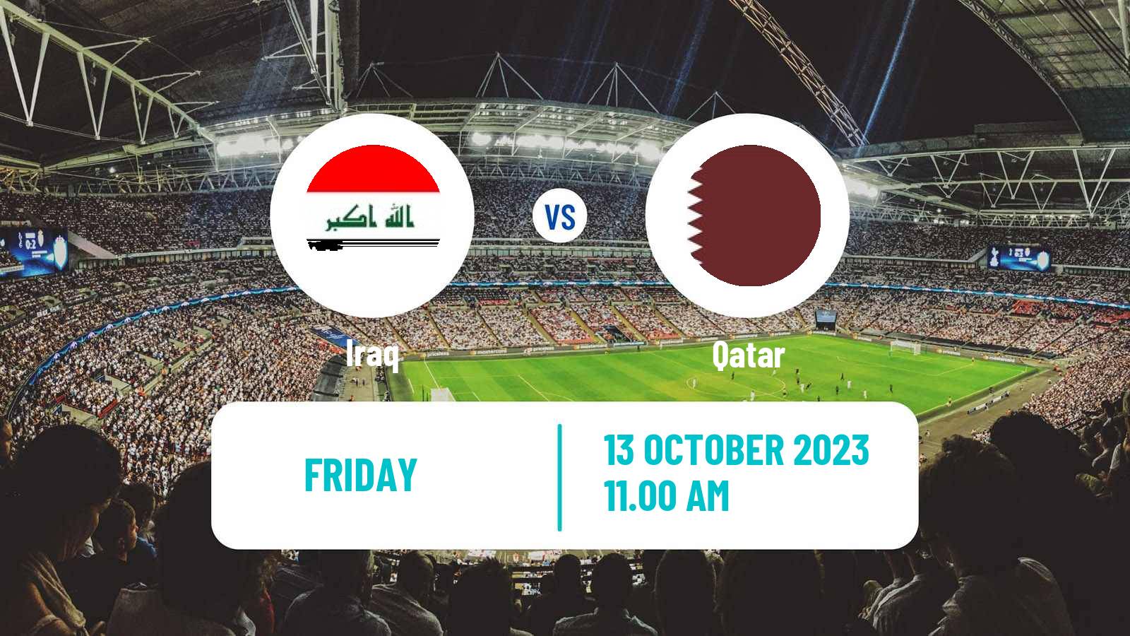 Soccer Friendly Iraq - Qatar