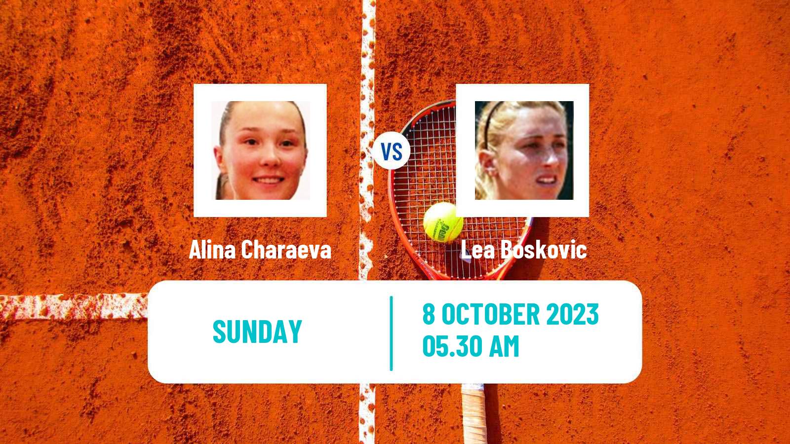 Tennis ITF W25 Baza Women Alina Charaeva - Lea Boskovic