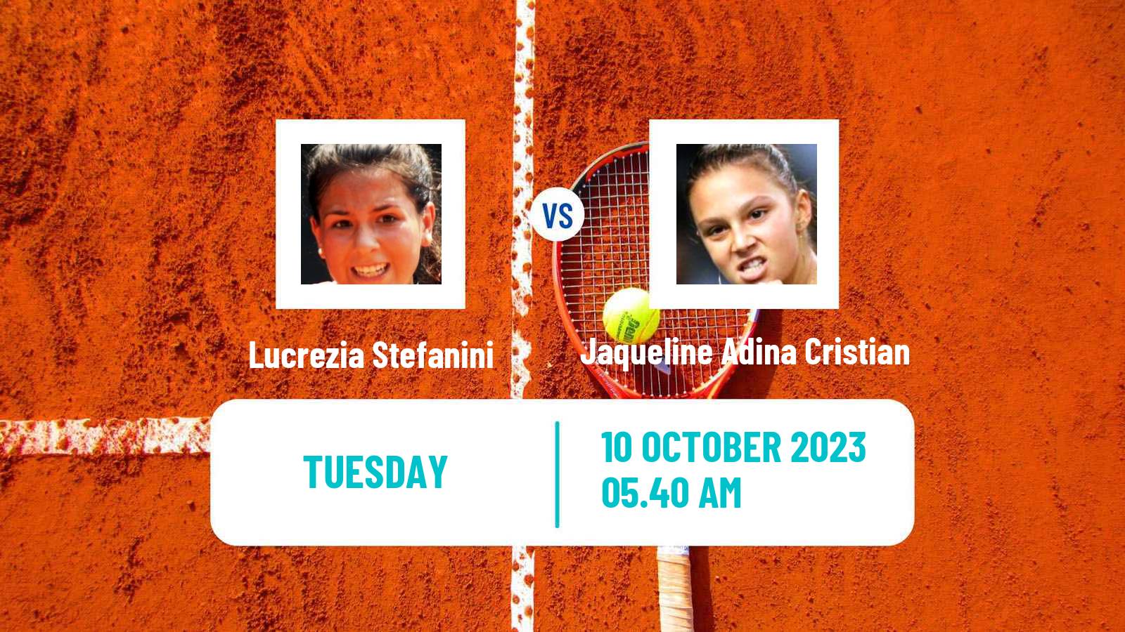 Tennis Rouen Challenger Women Lucrezia Stefanini - Jaqueline Adina Cristian