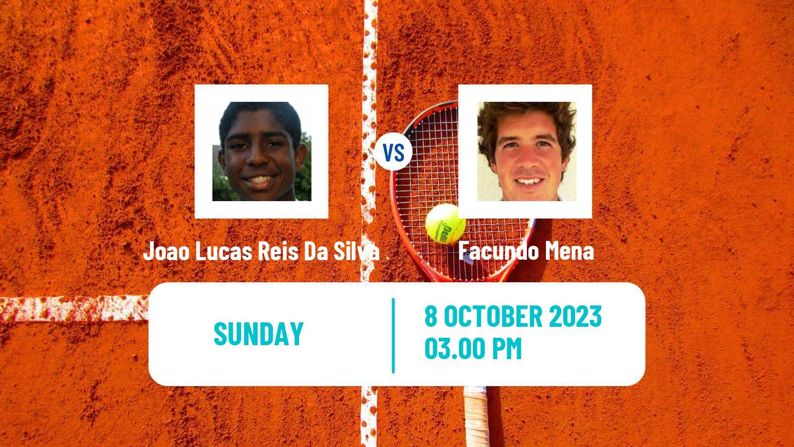 Tennis Buenos Aires 2 Challenger Men Joao Lucas Reis Da Silva - Facundo Mena