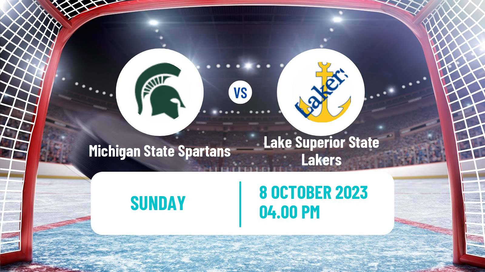 Hockey NCAA Hockey Michigan State Spartans - Lake Superior State Lakers