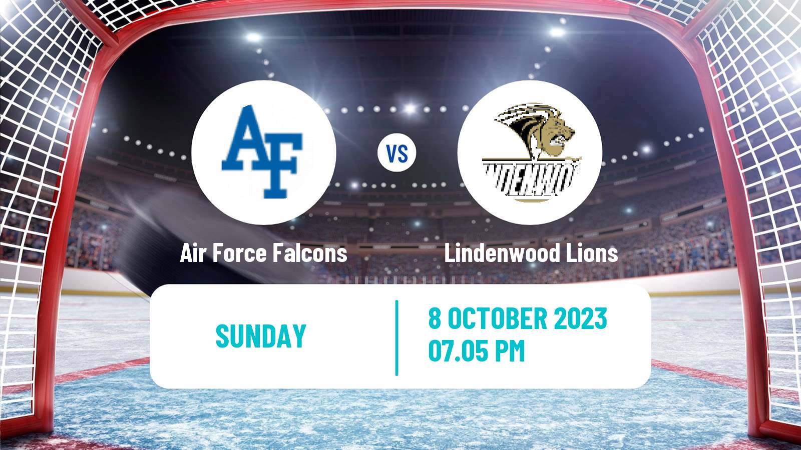 Hockey NCAA Hockey Air Force Falcons - Lindenwood Lions