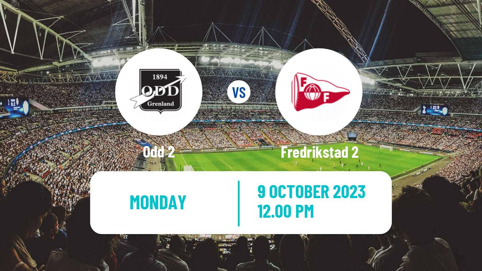 Soccer Norwegian Division 3 - Group 4 Odd 2 - Fredrikstad 2