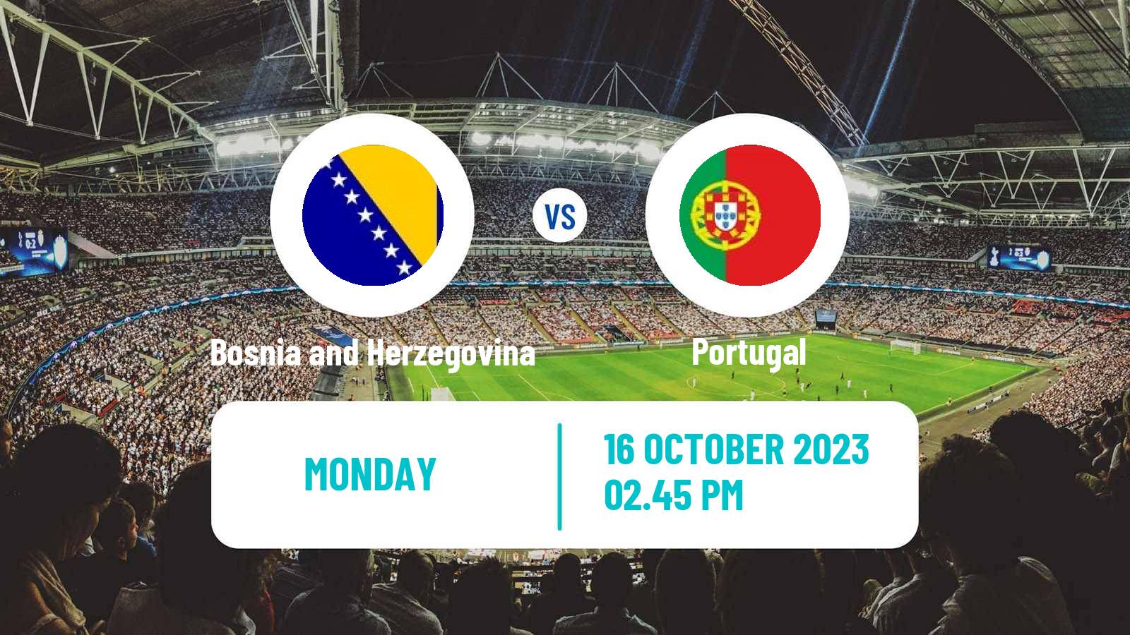Soccer UEFA Euro Bosnia and Herzegovina - Portugal