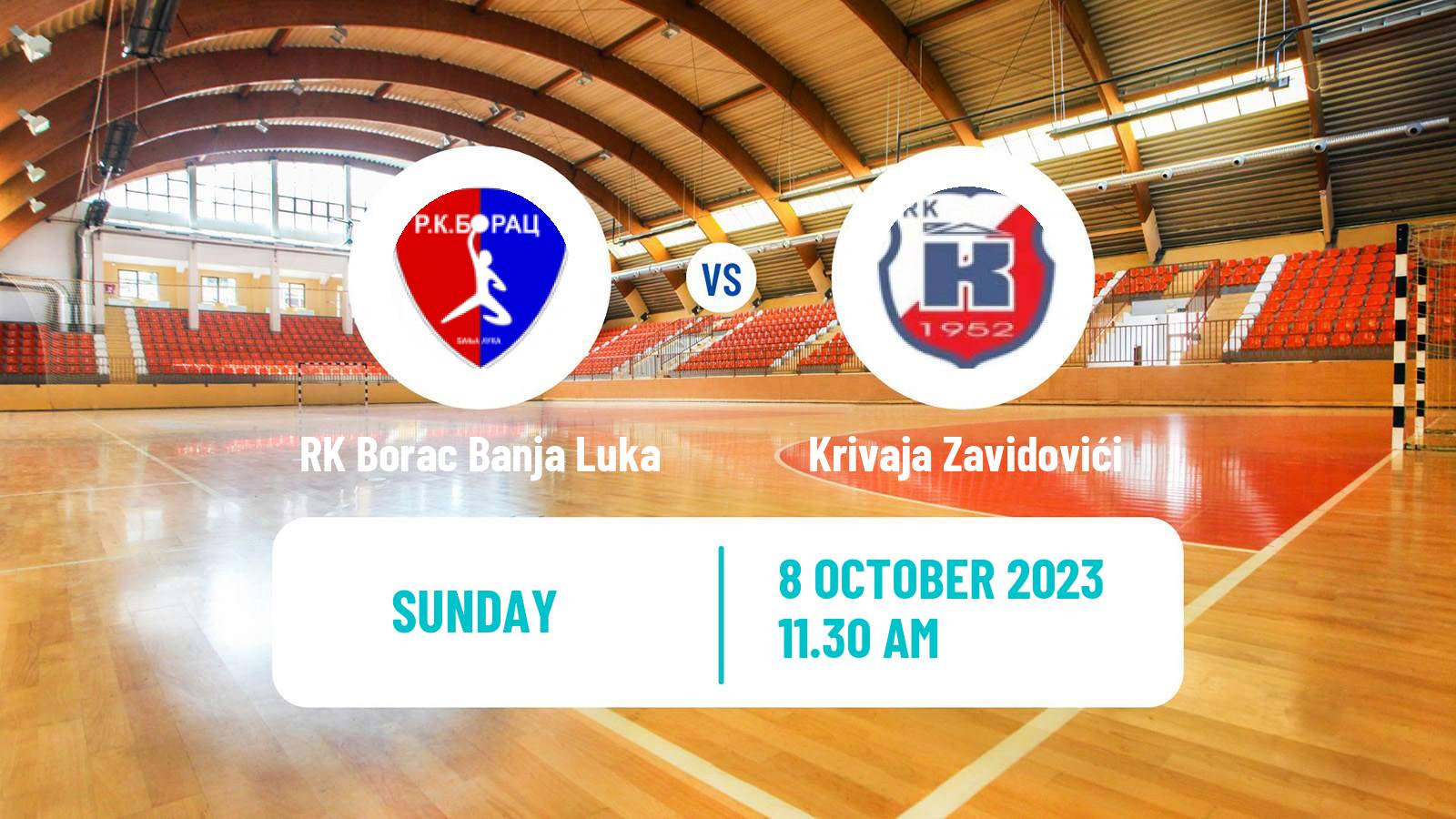 Handball Bosnian Premijer Liga Handball RK Borac Banja Luka - Krivaja Zavidovići