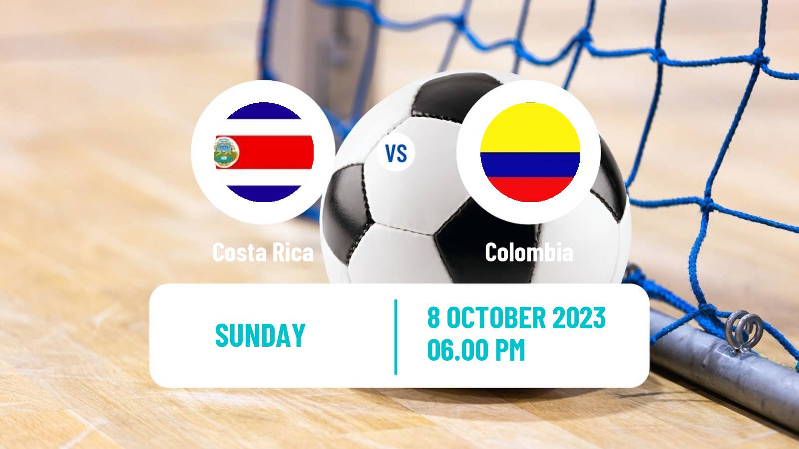 Futsal Friendly International Futsal Costa Rica - Colombia