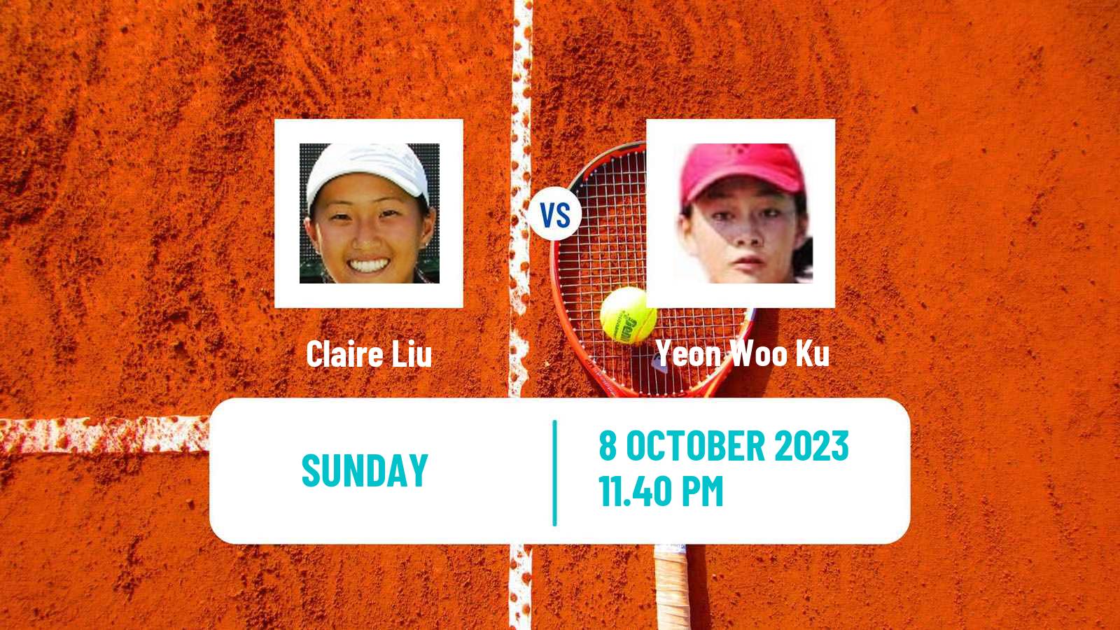 Tennis WTA Seoul Claire Liu - Yeon Woo Ku