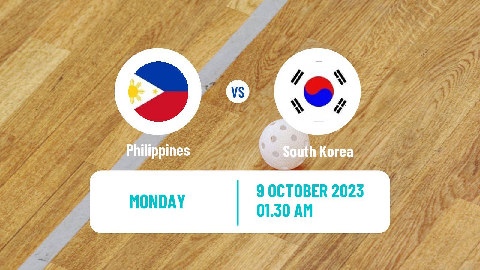 Floorball  AOFC Cup Floorball Philippines - South Korea