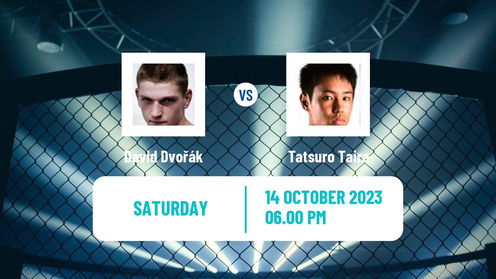 MMA Flyweight UFC Men David Dvořák - Tatsuro Taira