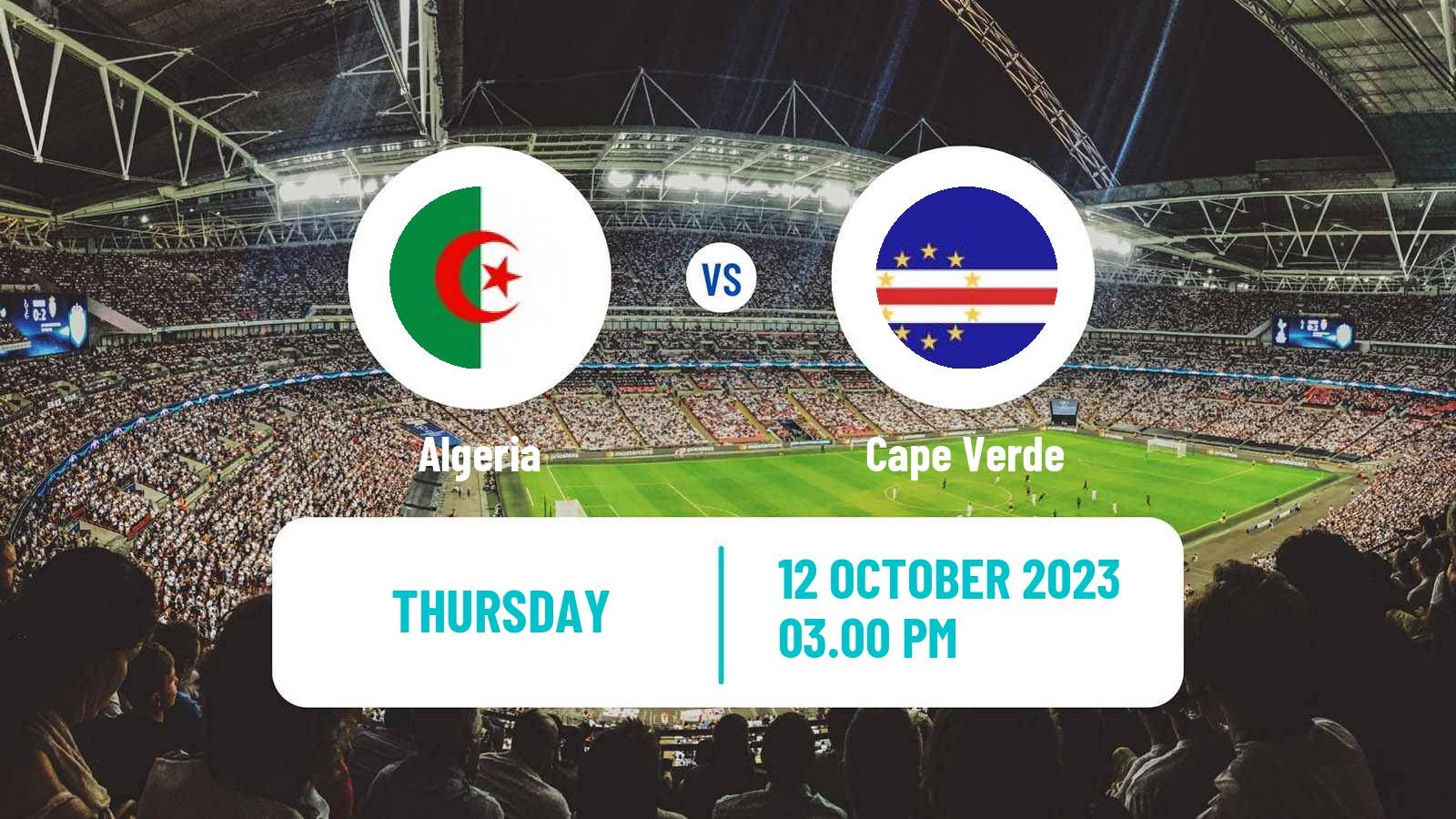 Soccer Friendly Algeria - Cape Verde