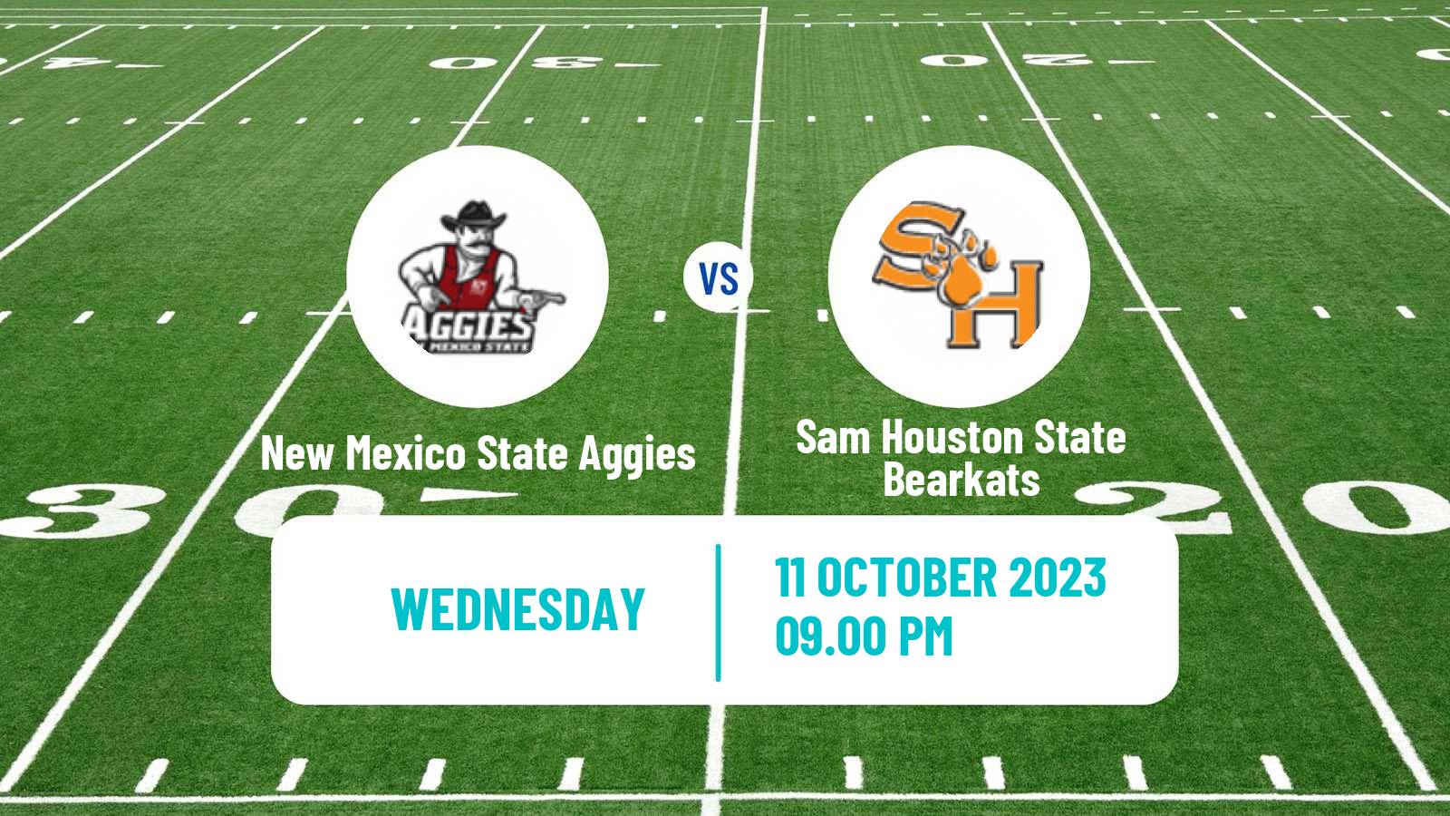 American football NCAA College Football New Mexico State Aggies - Sam Houston State Bearkats