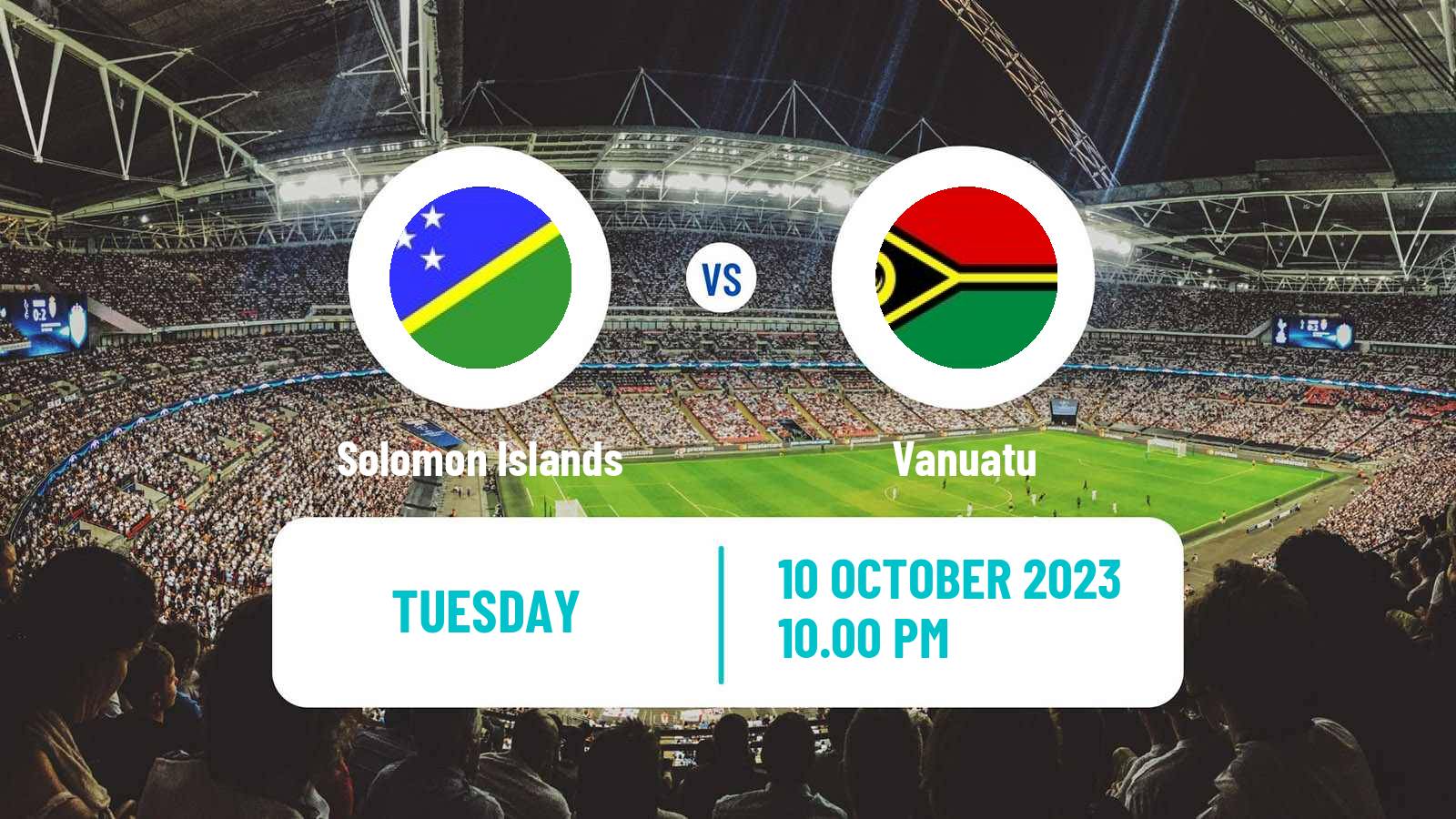 Soccer Friendly Solomon Islands - Vanuatu