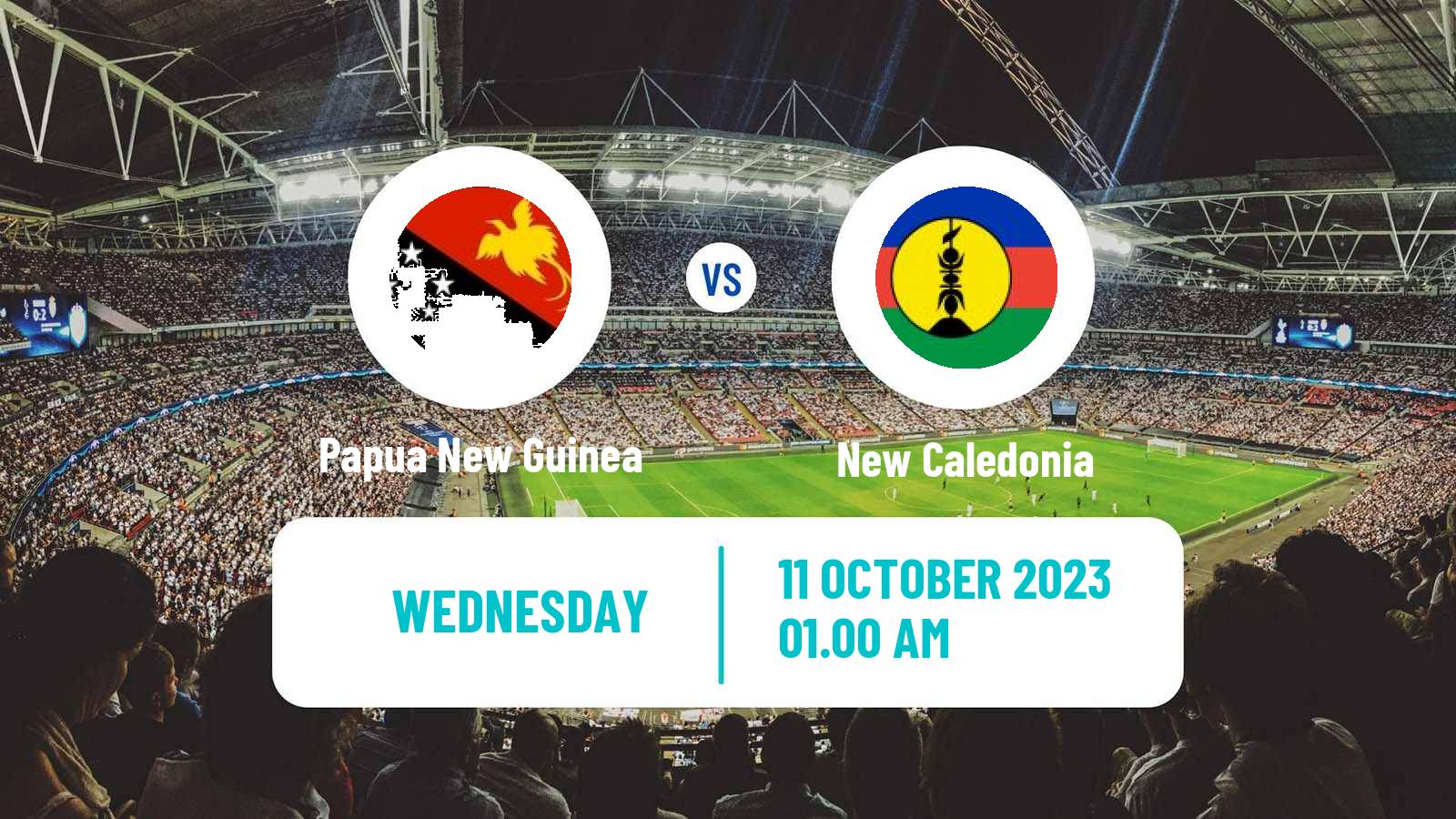 Soccer Friendly Papua New Guinea - New Caledonia