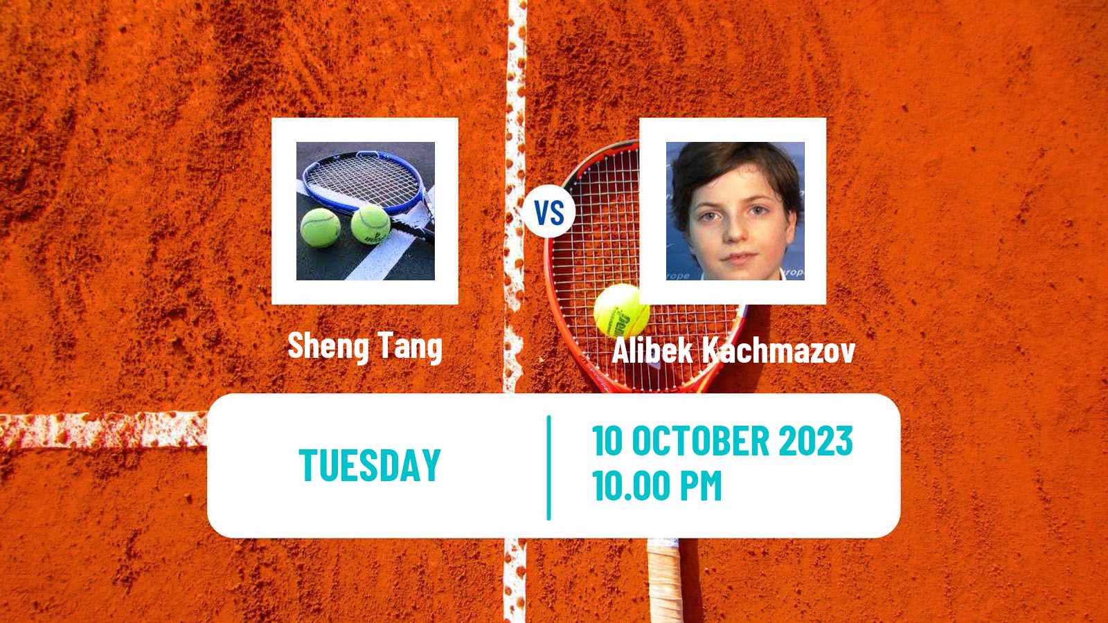 Tennis Shenzhen 2 Challenger Men Sheng Tang - Alibek Kachmazov