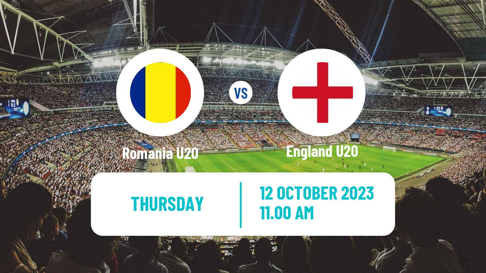 Soccer Elite League U20 Romania U20 - England U20