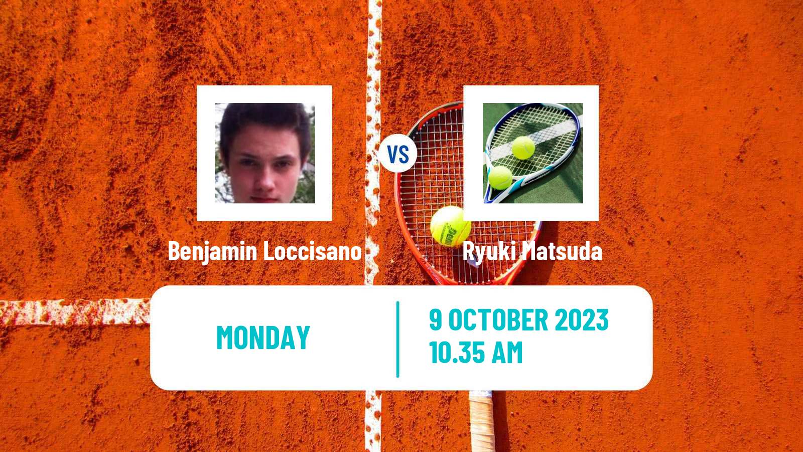 Tennis ITF M25 Santa Margherita Di Pula 12 Men Benjamin Loccisano - Ryuki Matsuda