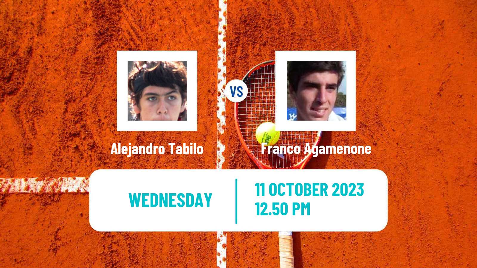 Tennis Buenos Aires 2 Challenger Men Alejandro Tabilo - Franco Agamenone