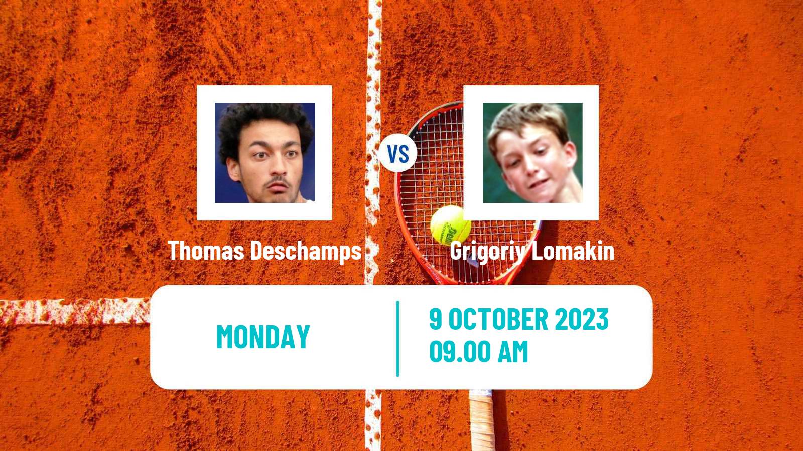Tennis ITF M15 Doha 7 Men Thomas Deschamps - Grigoriy Lomakin