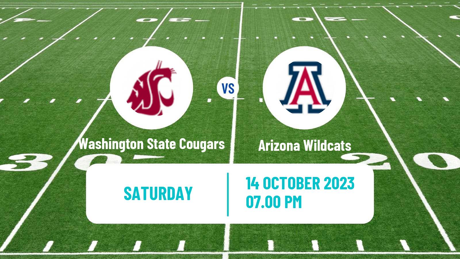 American football NCAA College Football Washington State Cougars - Arizona Wildcats