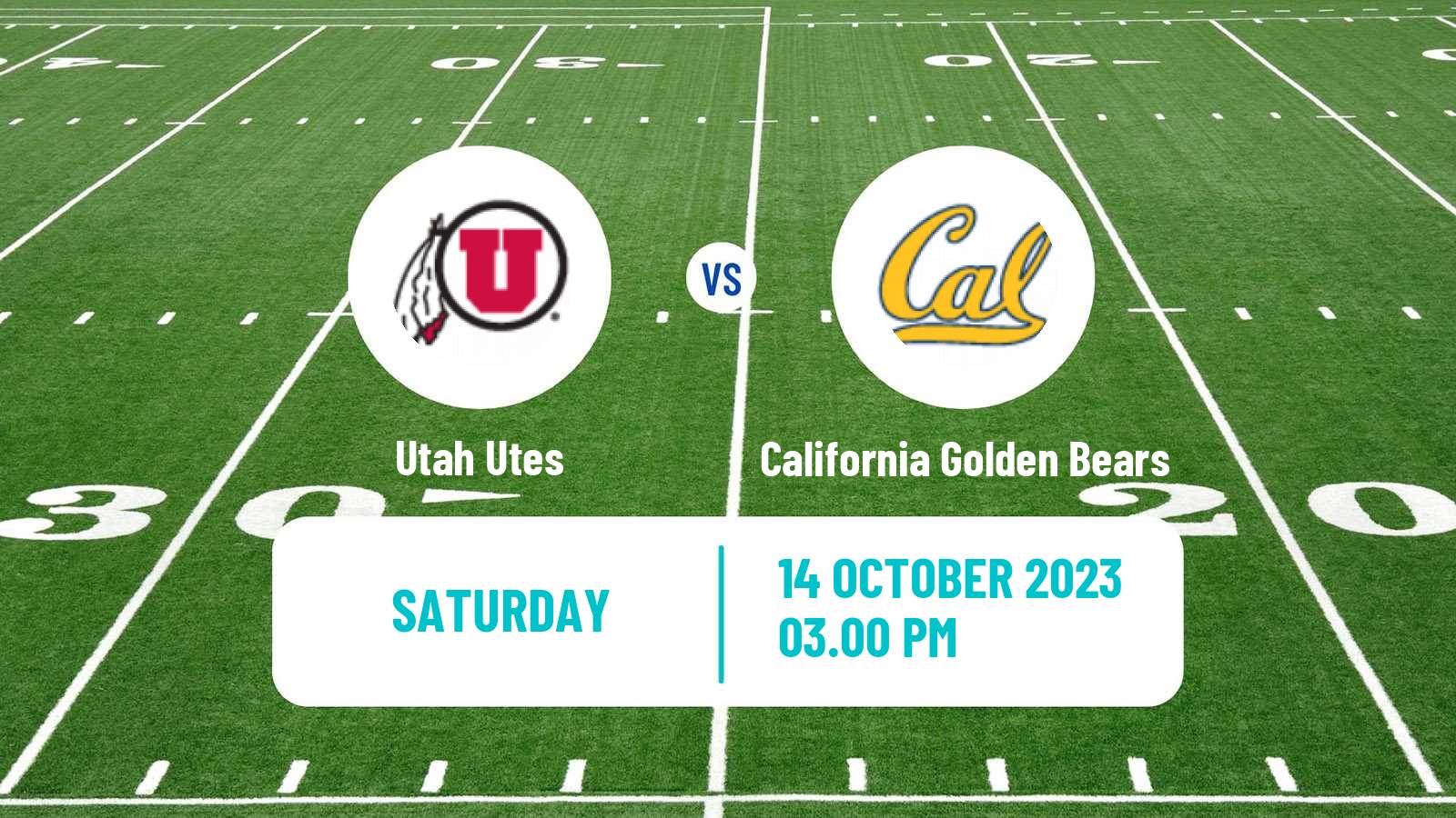 American football NCAA College Football Utah Utes - California Golden Bears
