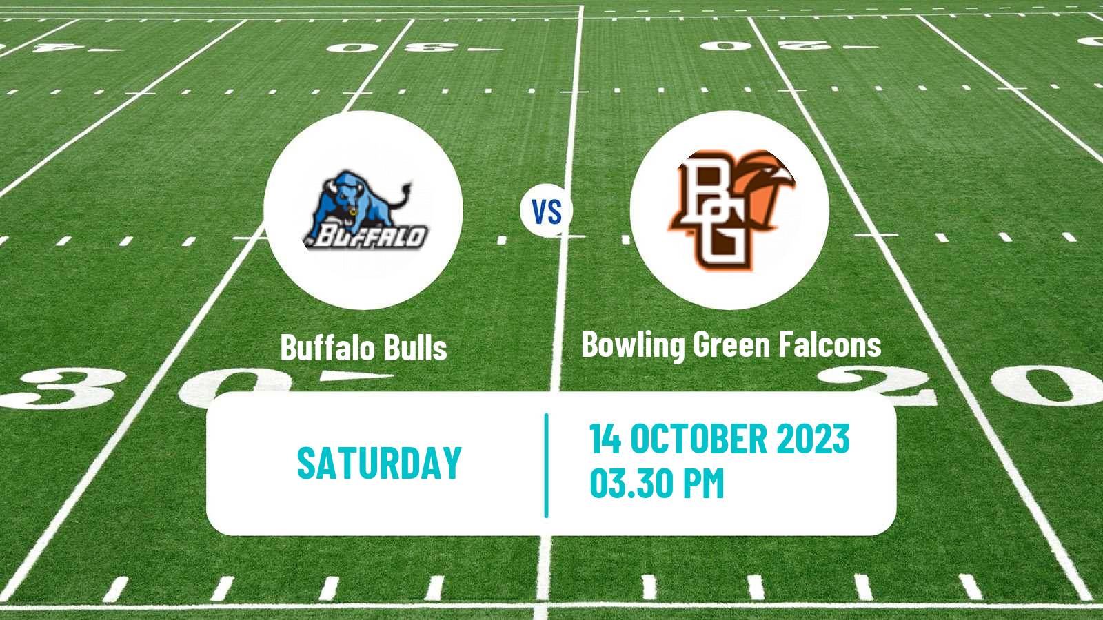 American football NCAA College Football Buffalo Bulls - Bowling Green Falcons